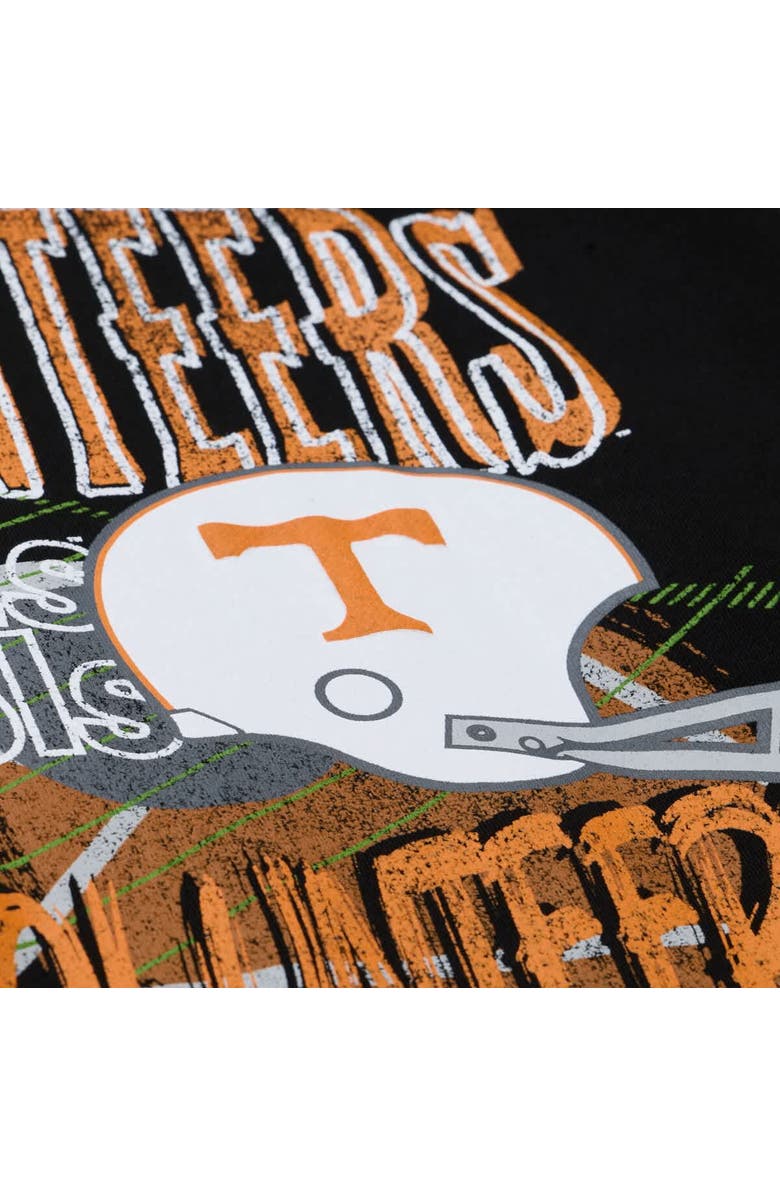 Mitchell & Ness Men's Mitchell & Ness Black Tennessee Volunteers Half Time Fleece Crewneck Sweatshirt, Alternate, color, Black