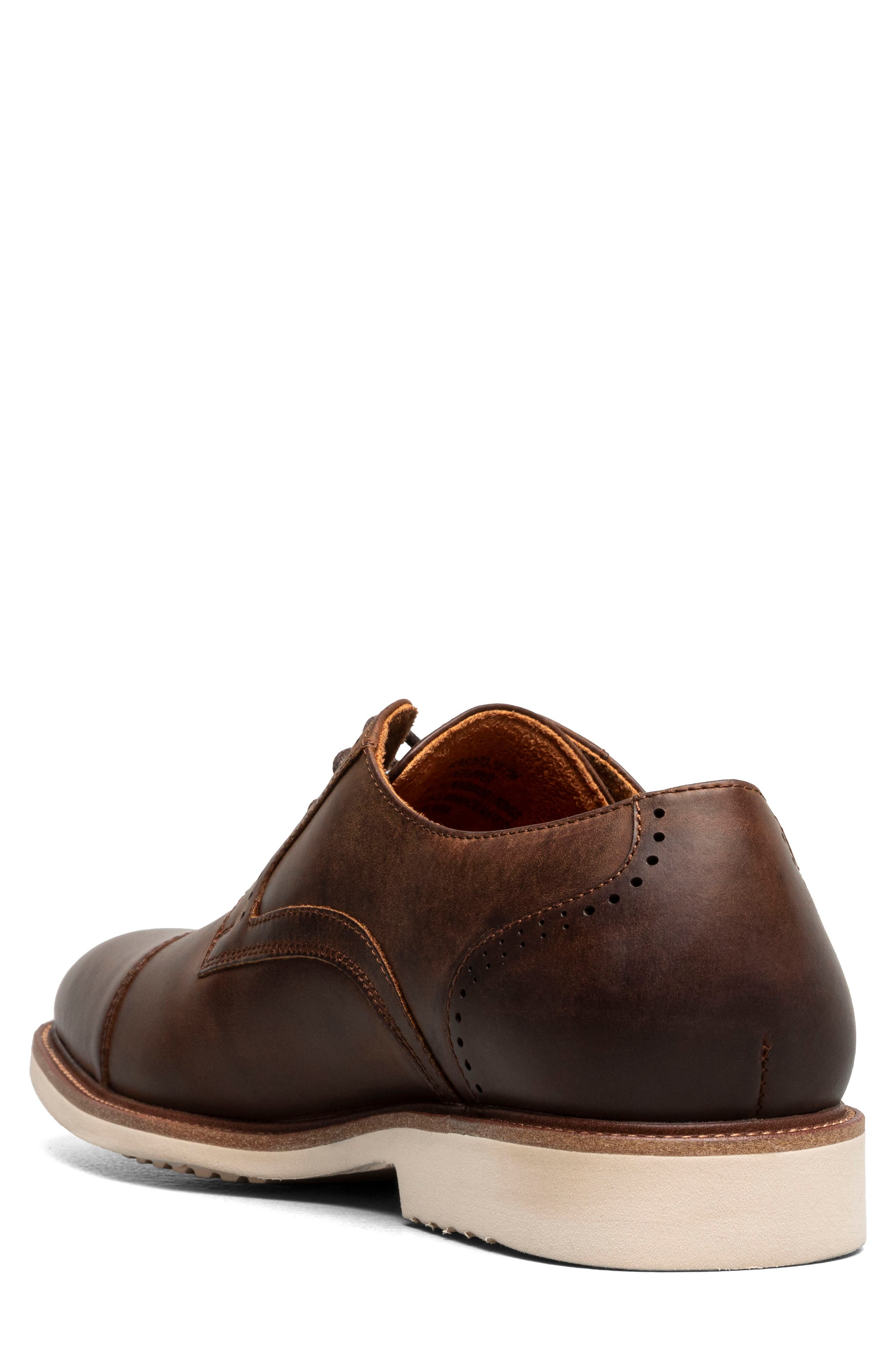 Wesbridge Cap Toe Derby, Alternate, color, BROWN