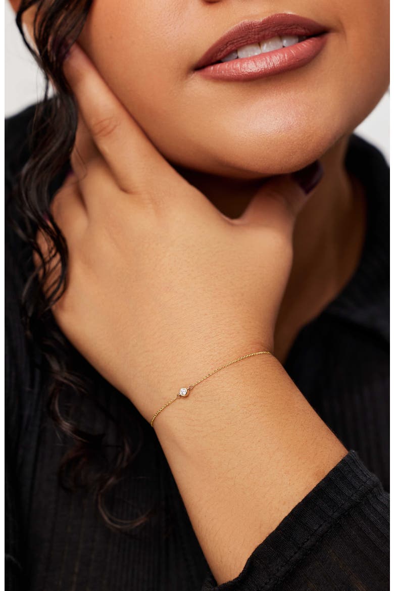 Gold Chain Bracelet - Gold Diamond Bracelet, Alternate, color, Gold