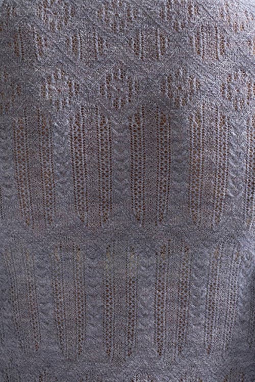 Sskein Elise Pullover In Glint Grey