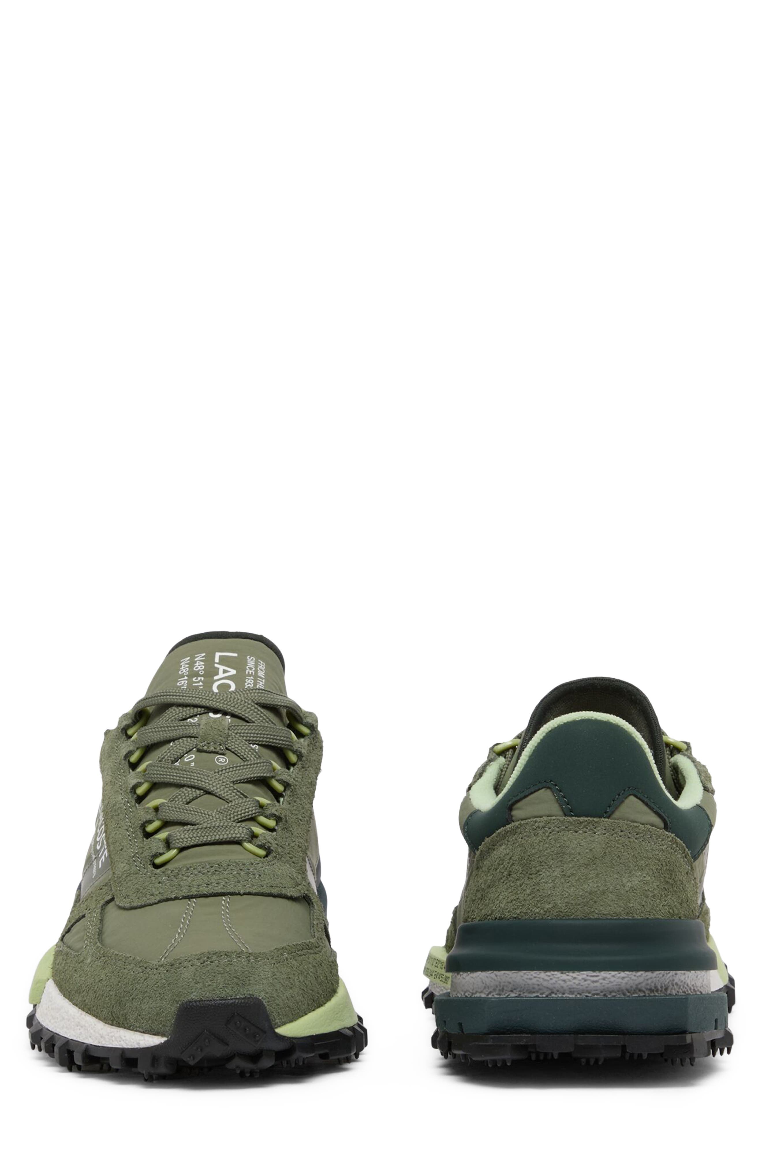 Lacoste Elite Active Sneaker, Alternate, color, Khaki/ White
