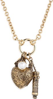 Chloé Chateau Treasures Heart Pendant Necklace