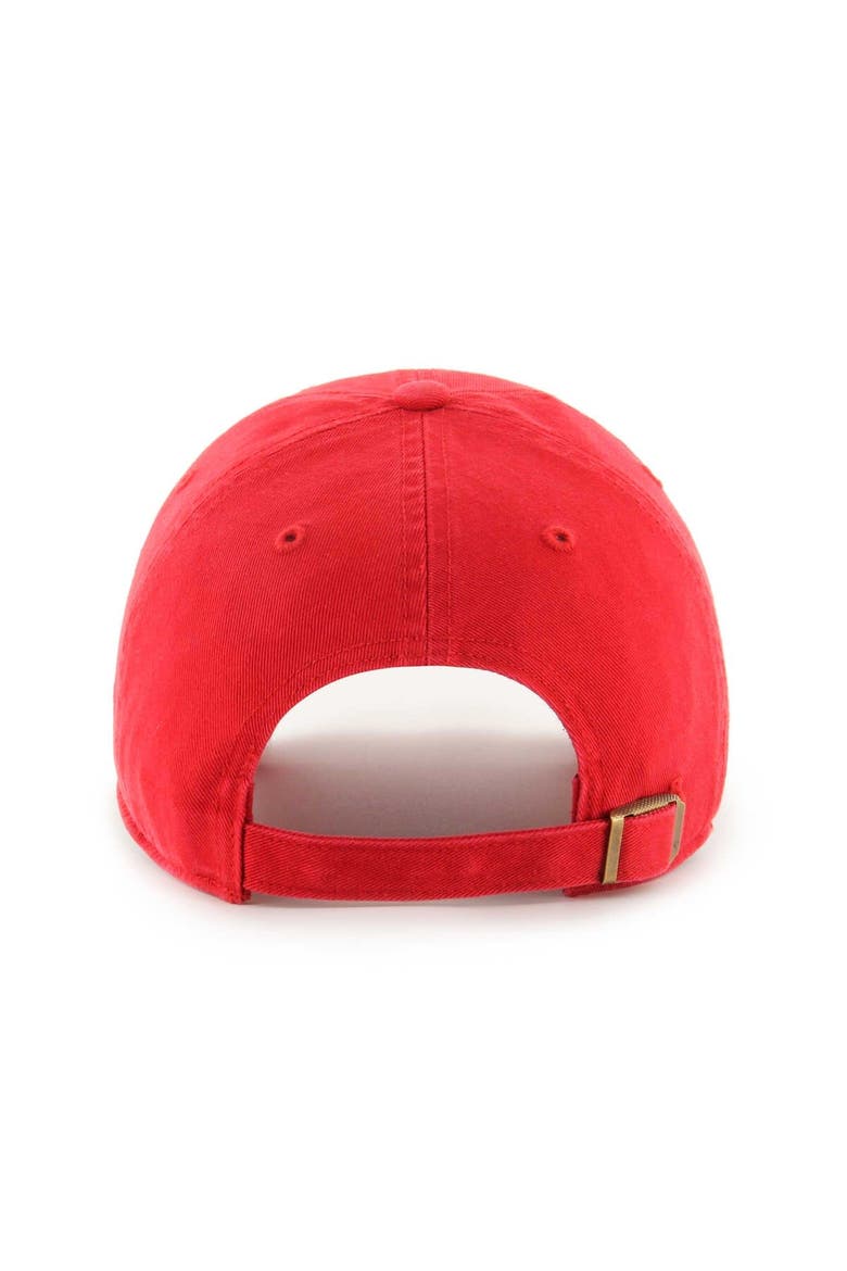Women's '47  Red Washington Wizards Confetti Undervisor Clean Up Adjustable Hat, Alternate, color, Red