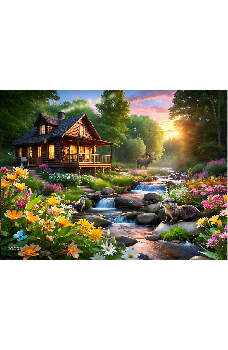 Sunsout Mountain Otter Stream 1000 piece Jigsaw Puzzle for Adults, Alternate, color, Multicolor