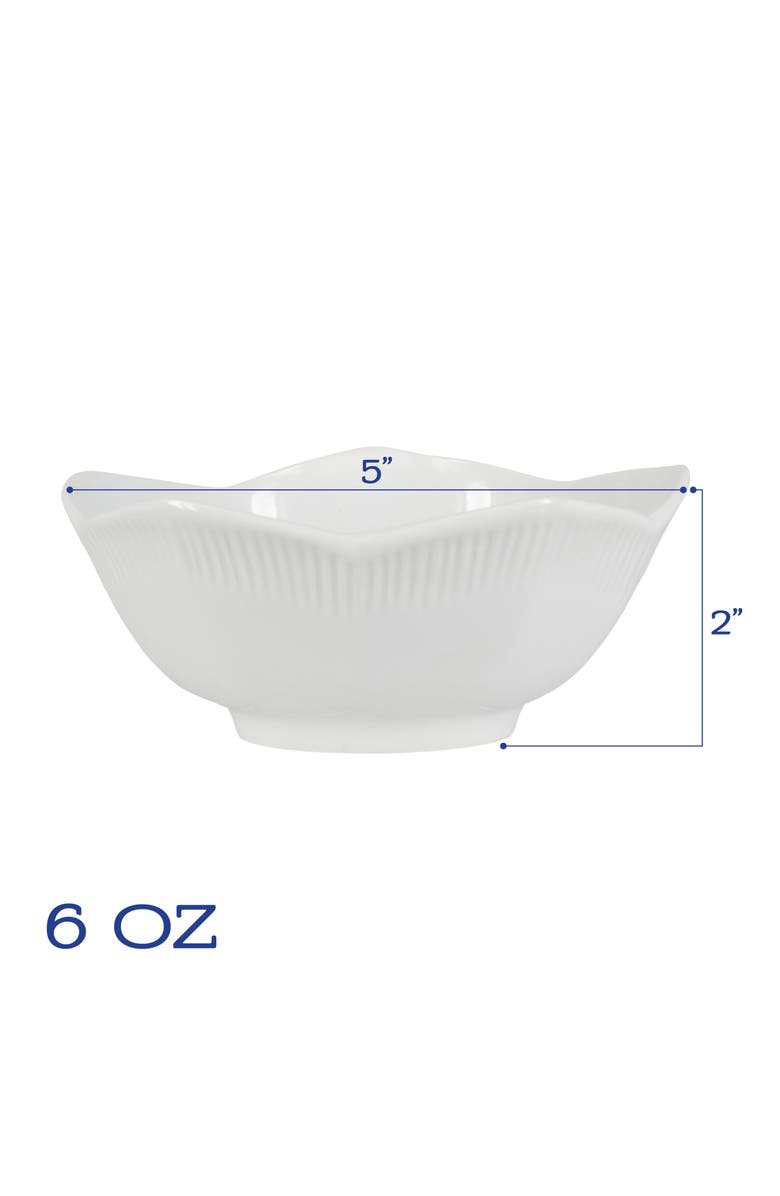 BIA Cordon Bleu Set of 6 Lotus Bowls, Alternate, color, White