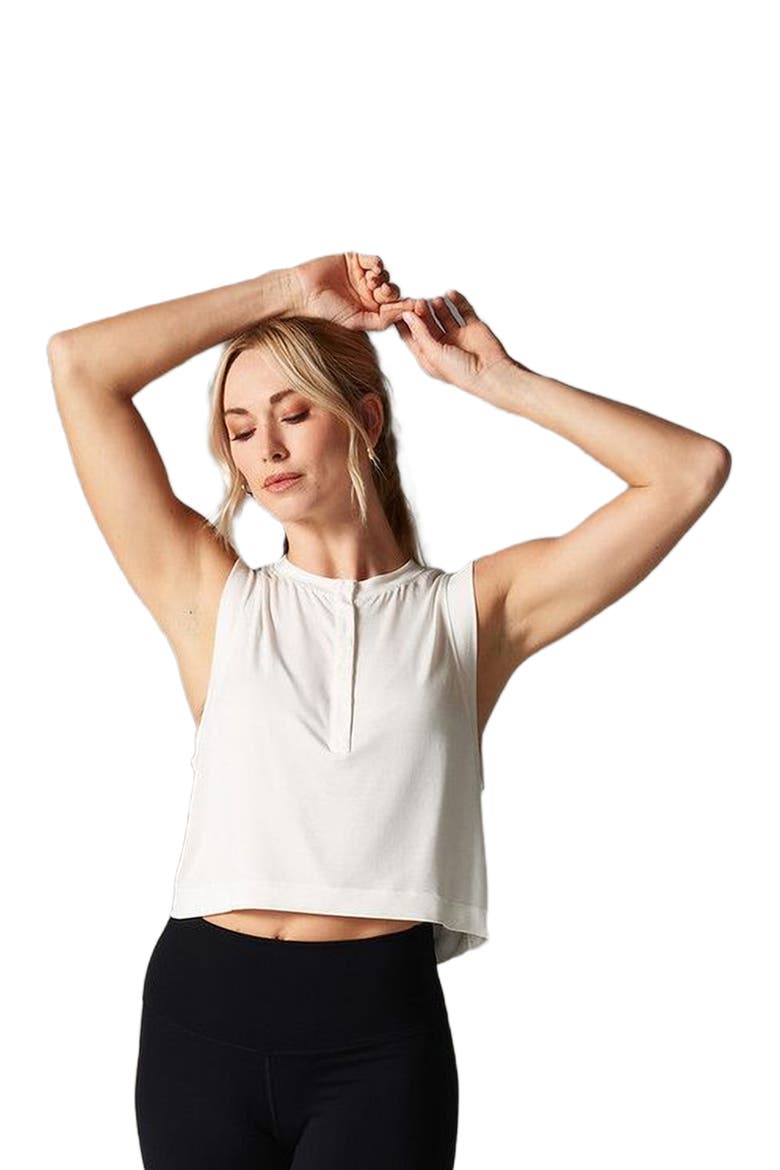 Henley Muscle Tank, Main, color, COCONUT