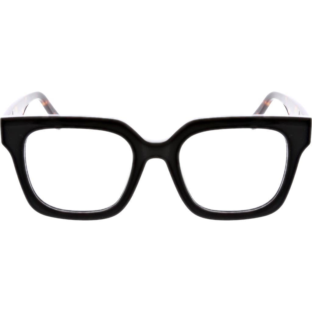 Oscar De La Renta 51mm Chunky Square Reading Glasses
