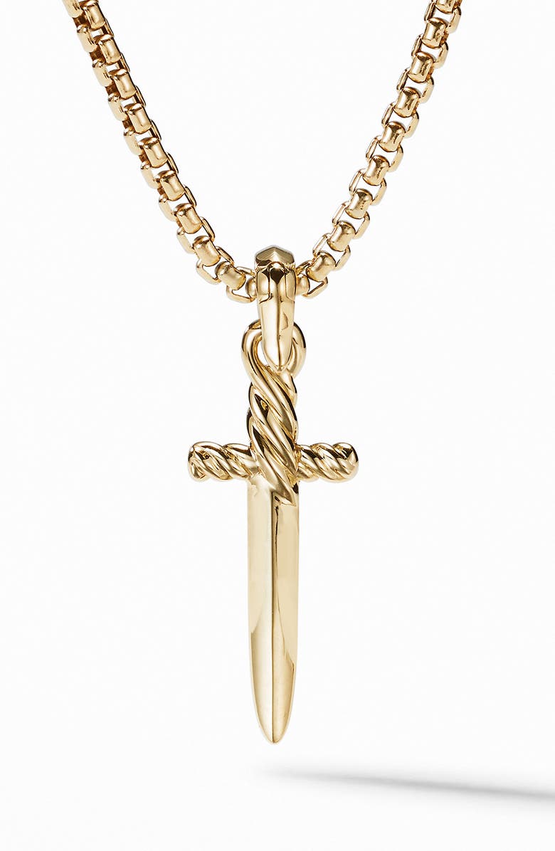 David Yurman Diamond Dagger Pendant, Alternate, color,
