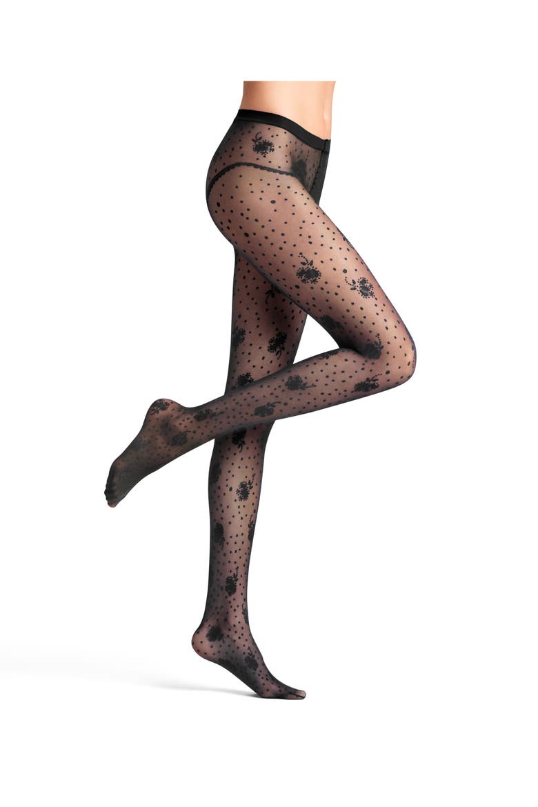 Sweet & Sheer 20 Denier Tights, Alternate, color, Black
