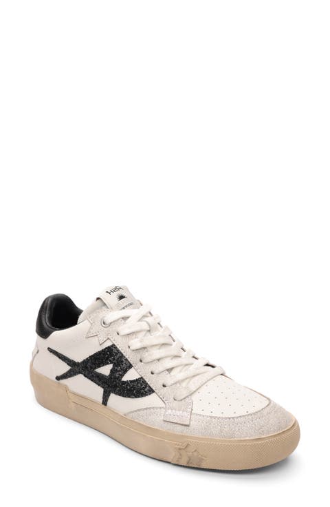 スニーカー ASH Women Sneakers MATCHBIS01 LEATHERWHITE PLATINO White Match Bis Tumbled Leather Platform Sneaker