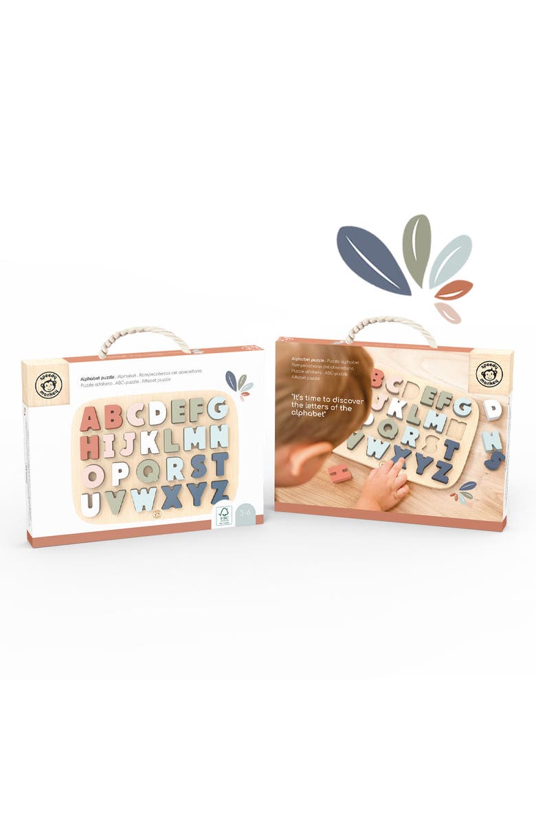 Moulin Roty Alphabet Puzzle, Alternate, color, Multi