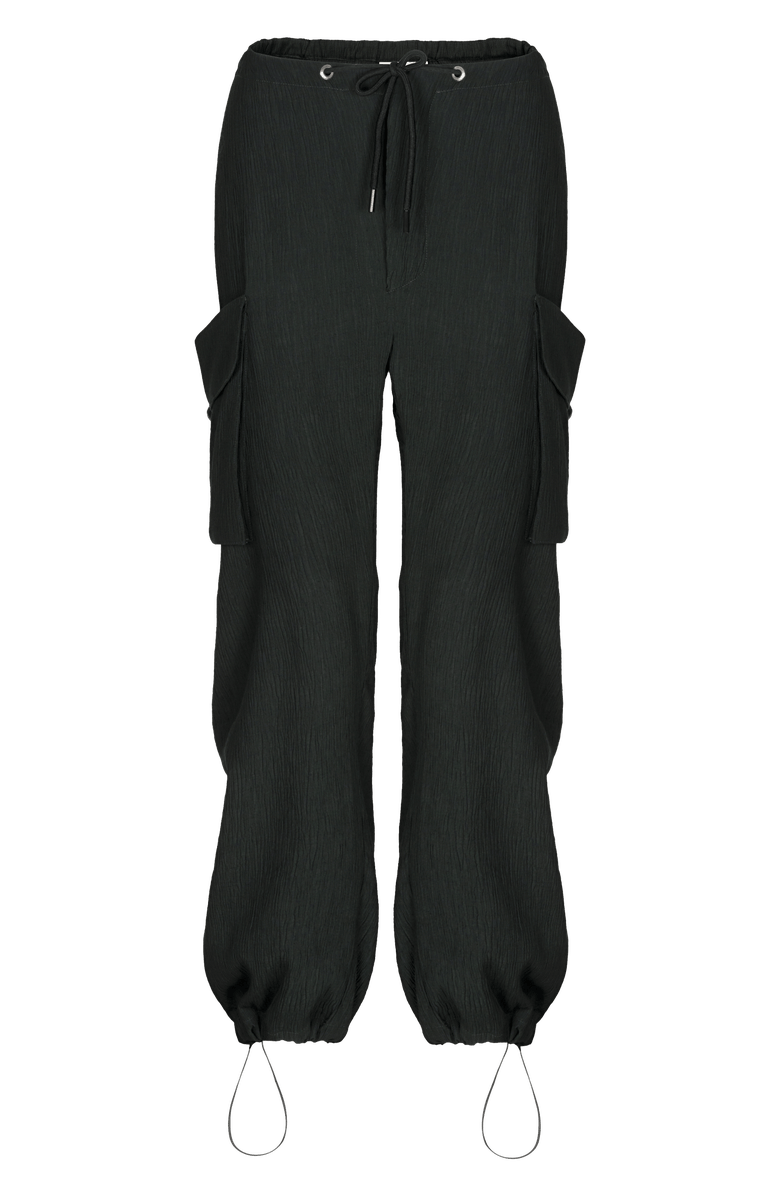 Untitled in Motion Tambalah Crinkle Cargo Pant, Main, color, Black Crinkle