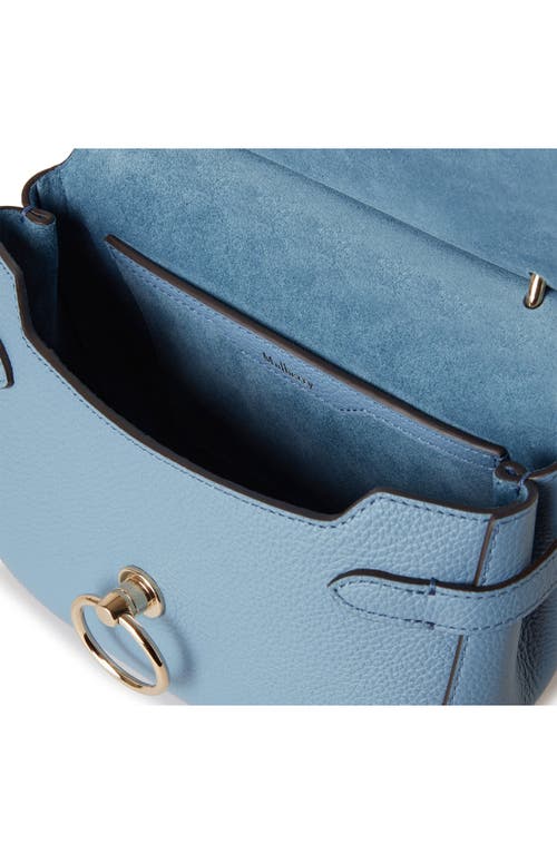 Mulberry Small Amberley Leather Satchel In Brighton Blue