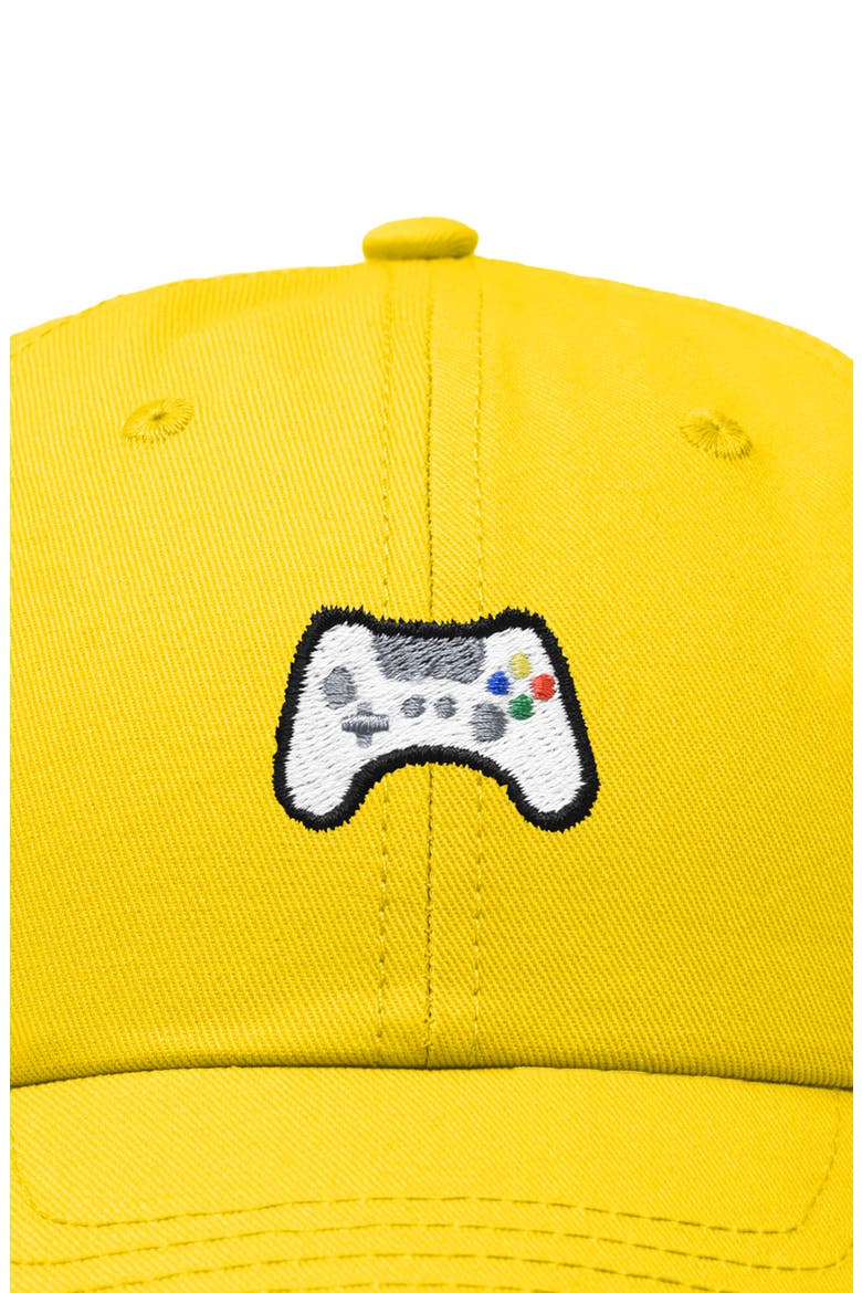 Game Controller Embroidered Hat, Alternate, color, Gold