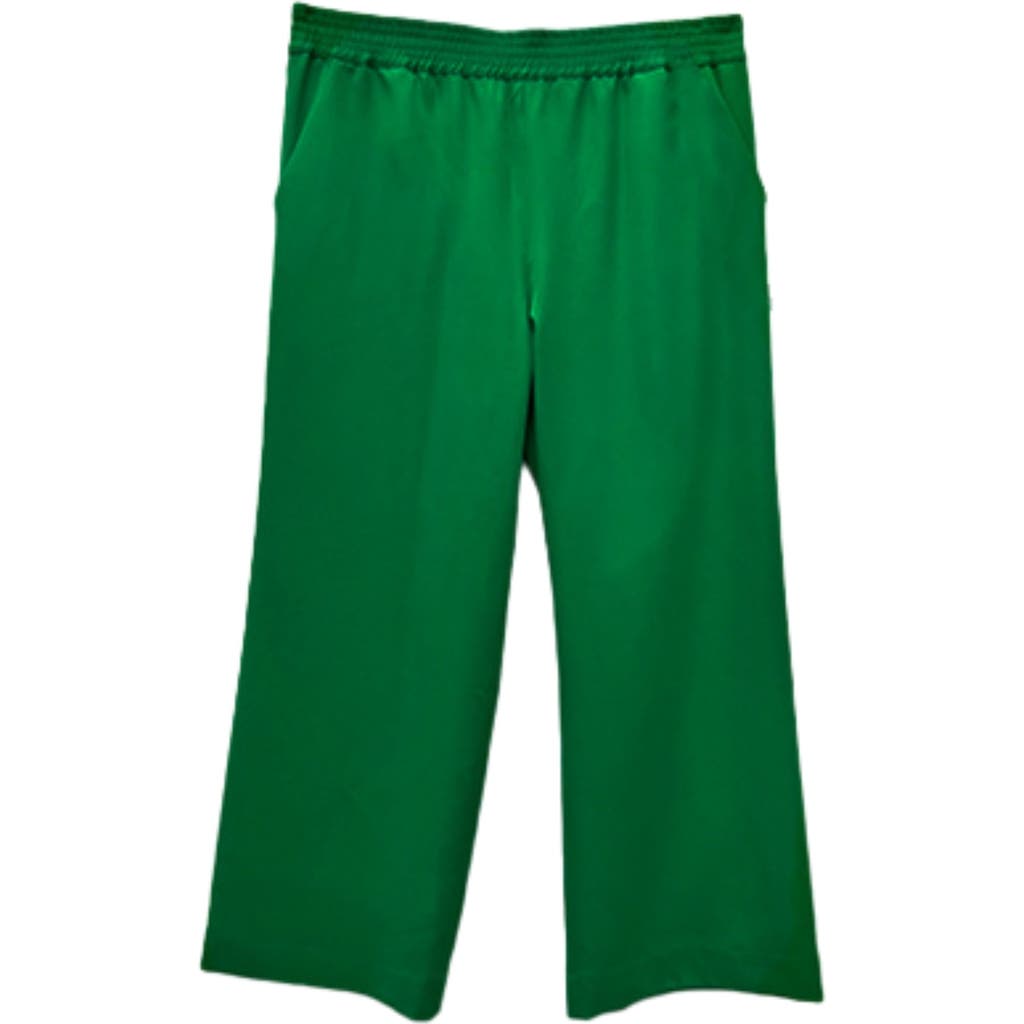 Baacal Riley Wide Pajama Style Pant In Green
