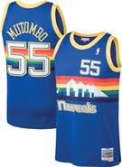 Mitchell & Ness Men's Mitchell & Ness Dikembe Mutombo Blue Denver Nuggets 1991/92 Hardwood Classics Swingman Jersey