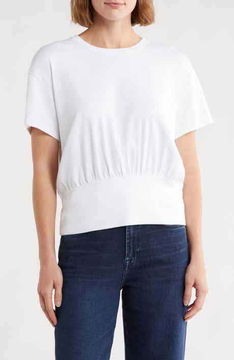 Melrose and Market Banded Hem Rib T-Shirt