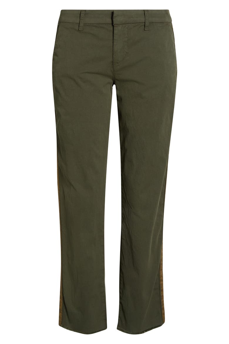 Wicklow Crop Chinos, Alternate, color, ARMY TUXEDO GOLD STRIPE