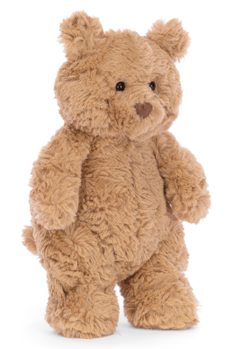 Small Bartholomew Bear 6-Inch Plushie, Main, color, BROWN