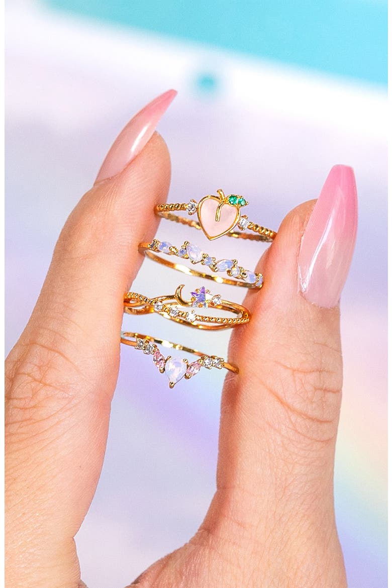 Luna Sparkle Ring, Alternate, color, GOLD