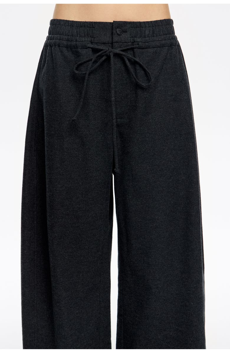 Bimba y Lola Wide Leg Jogger Trousers, Alternate, color, Dark Grey