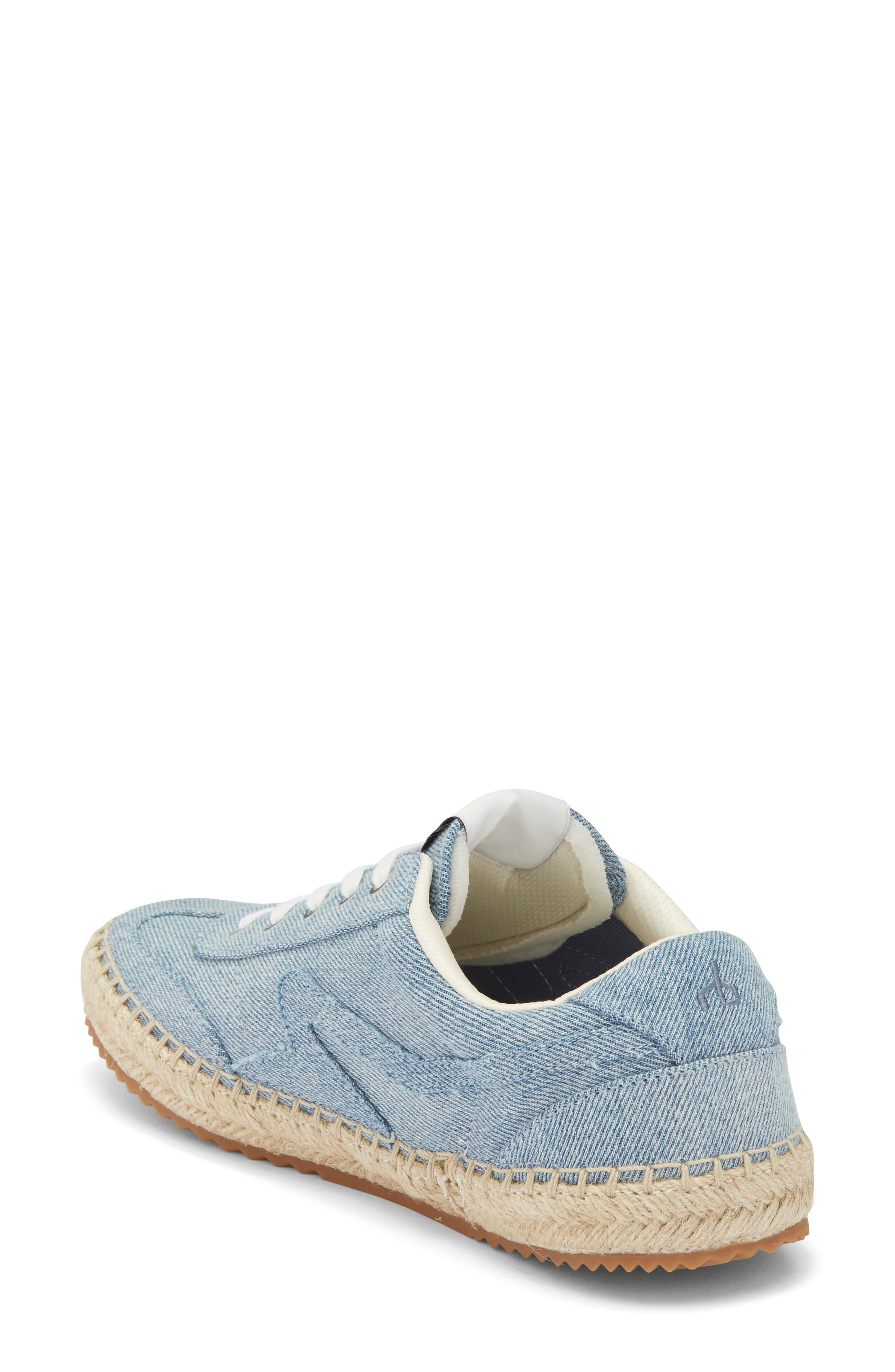 rag & bone Retro Sneaker, Alternate, color, Light Wash Denim