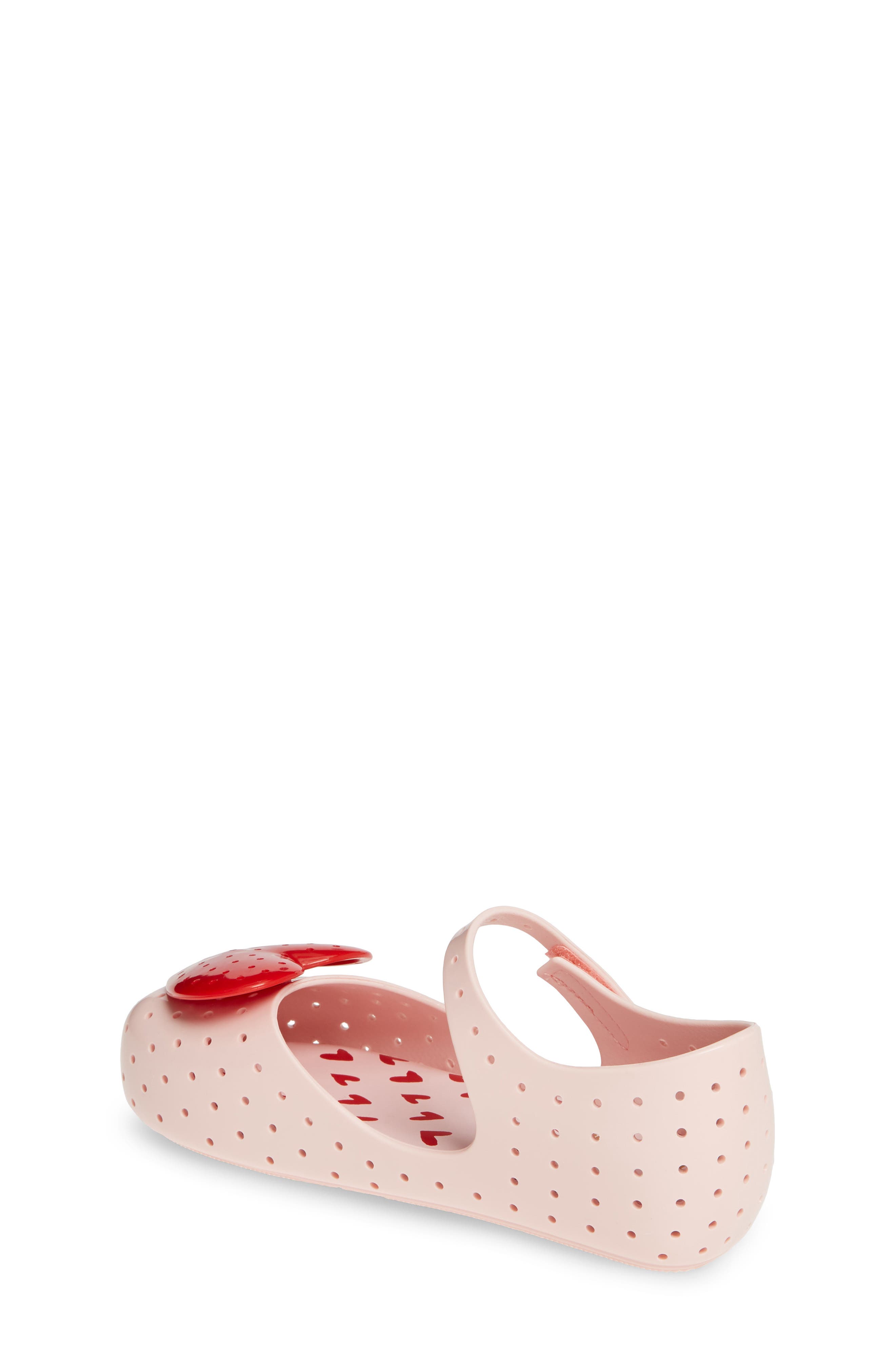 Mini Melissa Ultra13 Perforated Mary Jane, Alternate, color, PINK/ RED