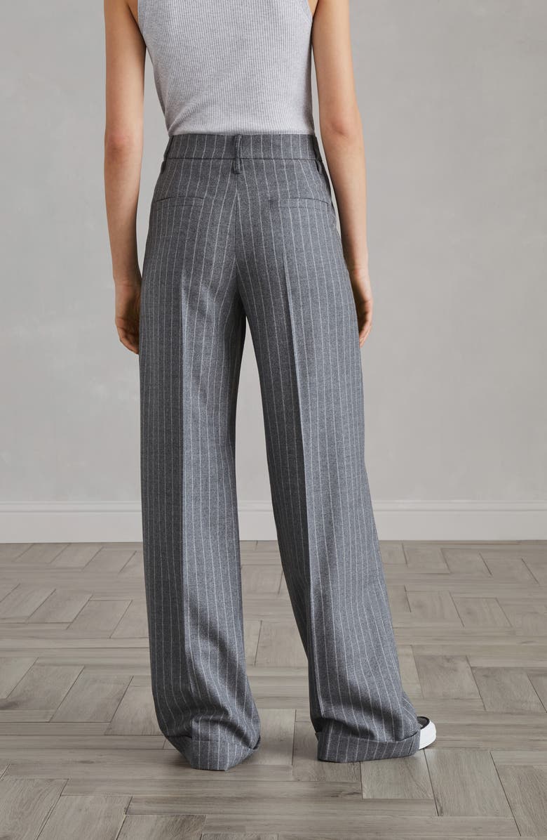 Brunello Cucinelli Loose Flared Trousers, Alternate, color,