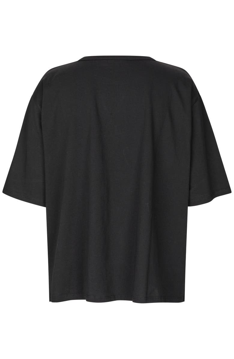 Masai Copenhagen MaDoreann Short Sleeve Print T-Shirt, Alternate, color, Black