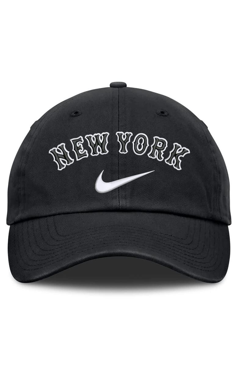 Nike Men's Nike  Black New York Mets Primetime Club Adjustable Hat, Alternate, color, Black
