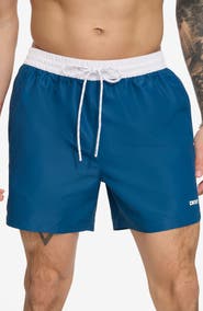 DKNY Two-Tone Swim Trunks