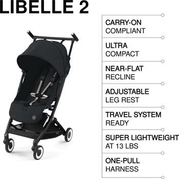 Libelle 2 Ultracompact Lightweight Travel Stroller