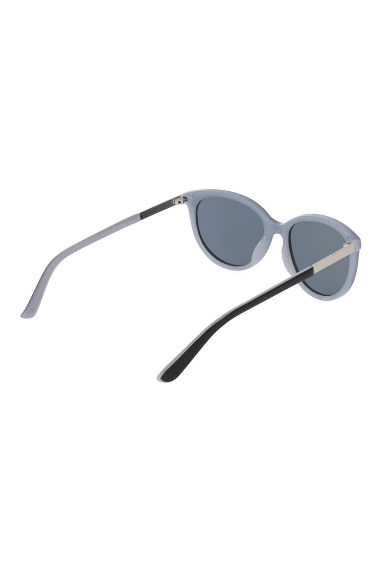 58mm Oval Sunglasses, Alternate, color, BLACK
