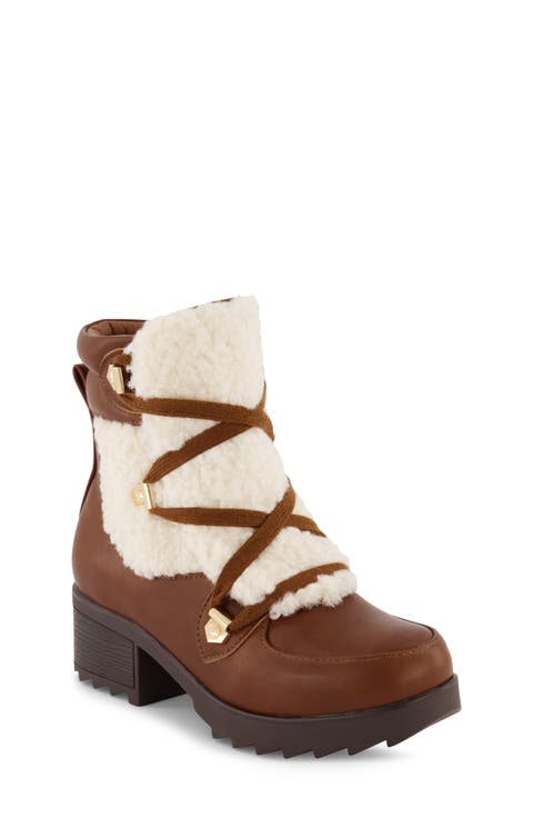 Kids' Terri Faux Shearling Hiker Boot (Toddler, Little Kid & Big Kid)