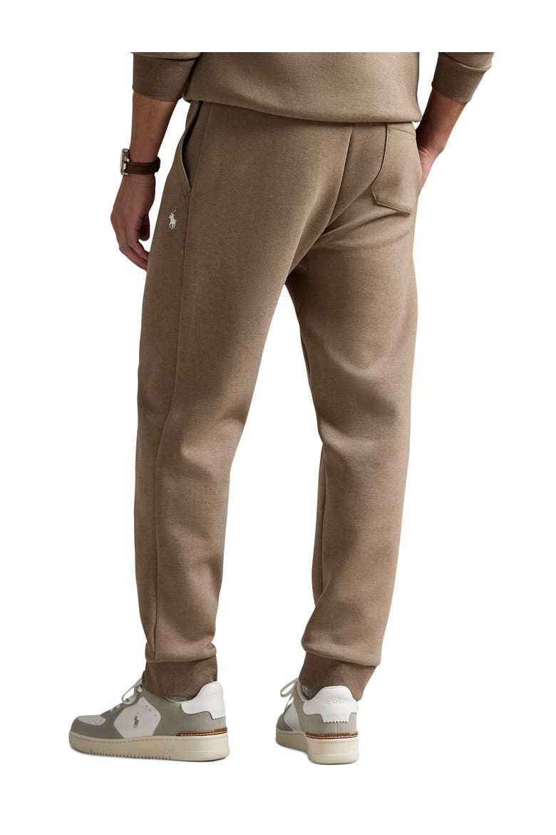 Big & Tall Double-Knit Joggers, Alternate, color, BROWN HEATHER