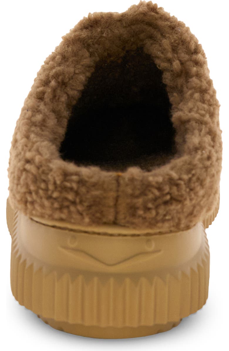 Voile Blanche Gina Faux Shearling Clog, Alternate, color, Brown