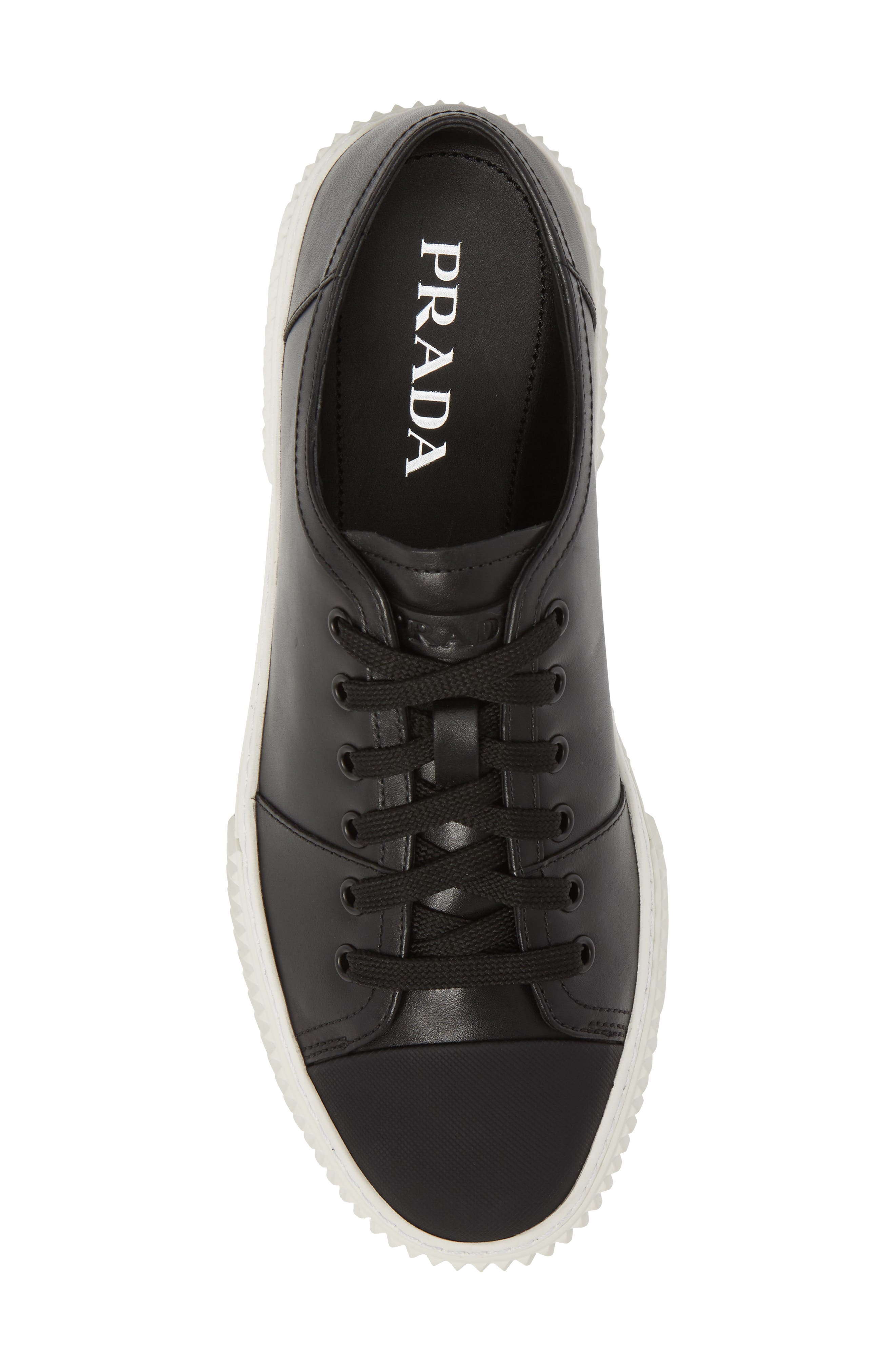 Prada Stratus Low Top Sneaker, Alternate, color, 