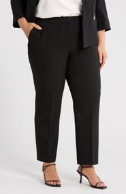 KASPER Elastic Back Pants