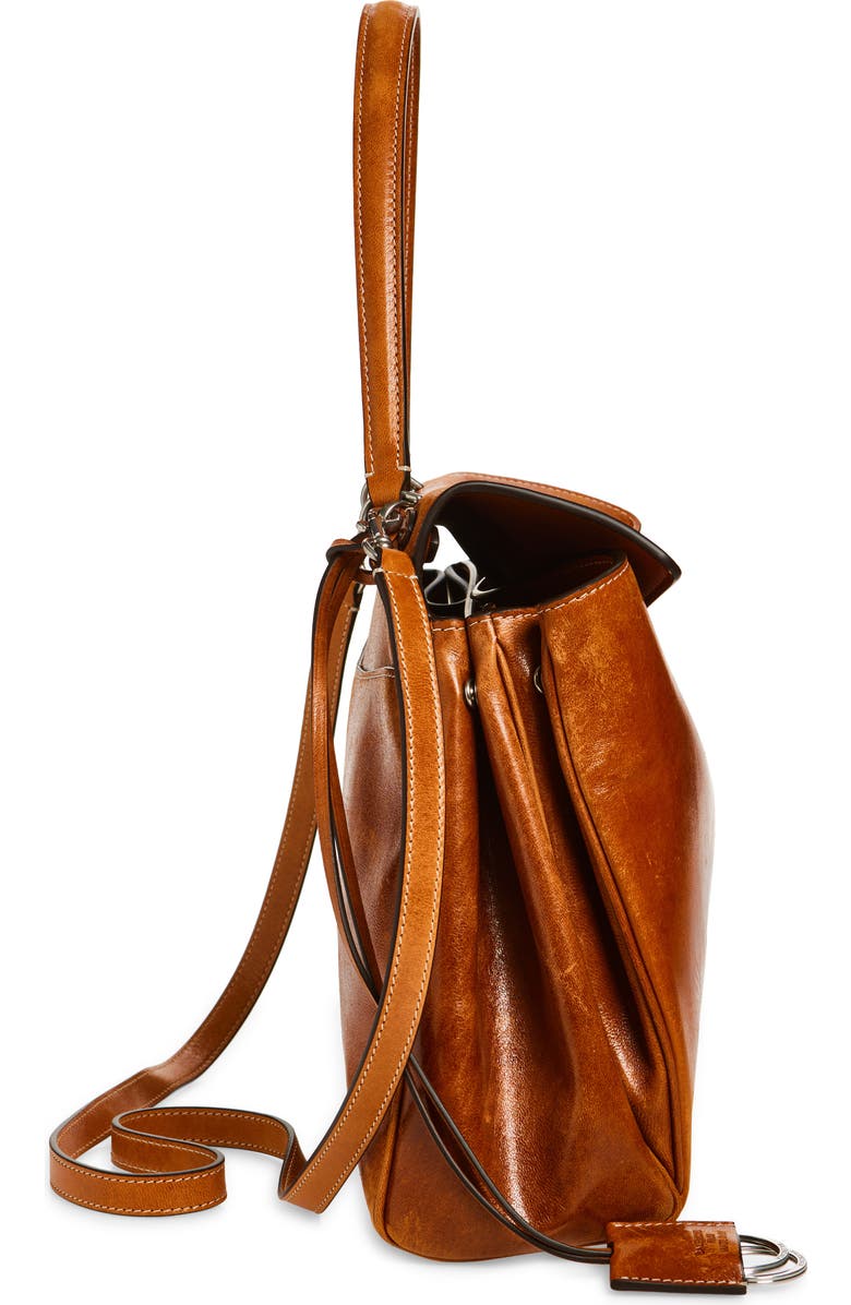 Balenciaga Medium Rodeo Leather Top Handle Bag, Alternate, color, 2753 Tan Cowboy