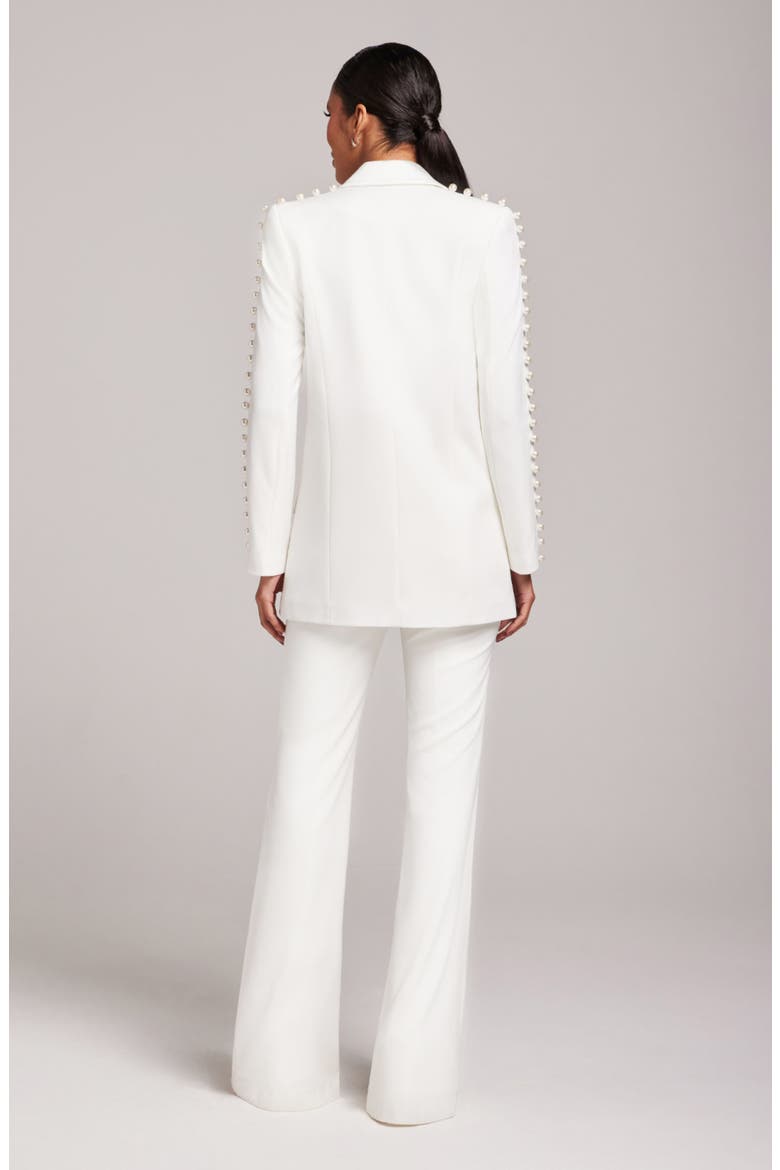 Pintuck Pleat Wide Leg Pants, Alternate, color, WHITE