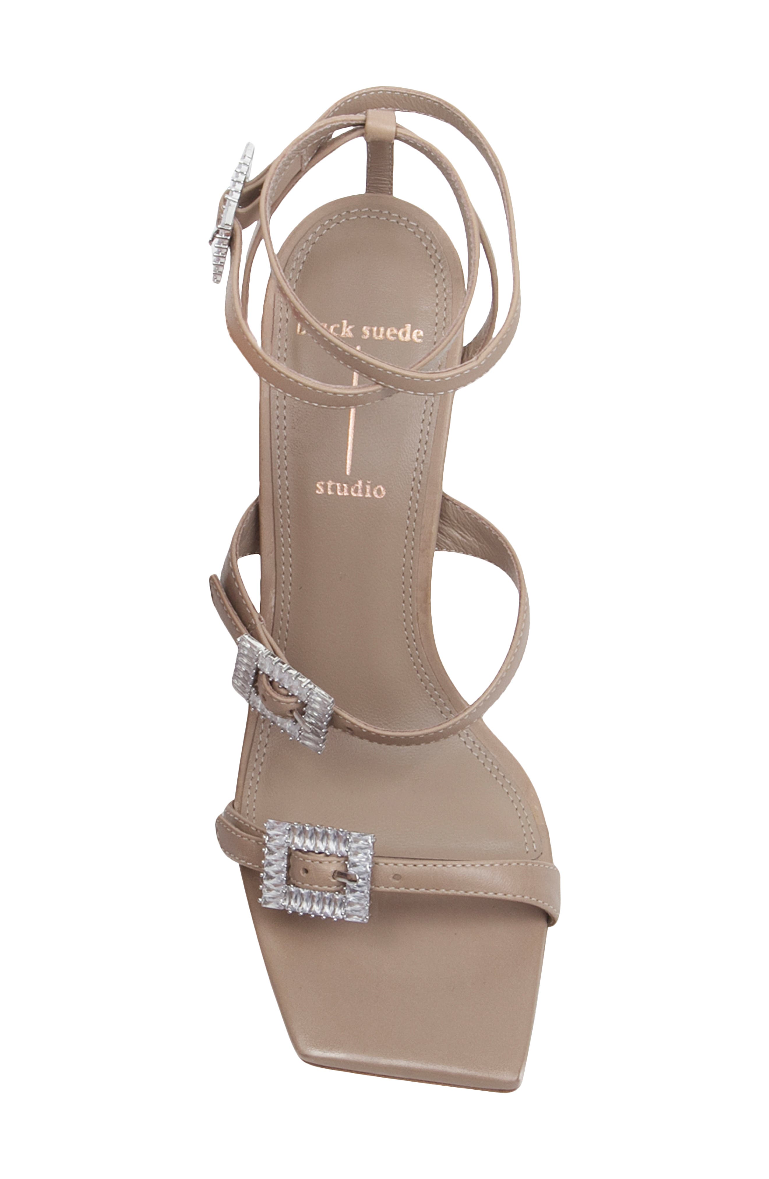 Livia Buckle Strap Sandal, Alternate, color, FENDI LEATHER