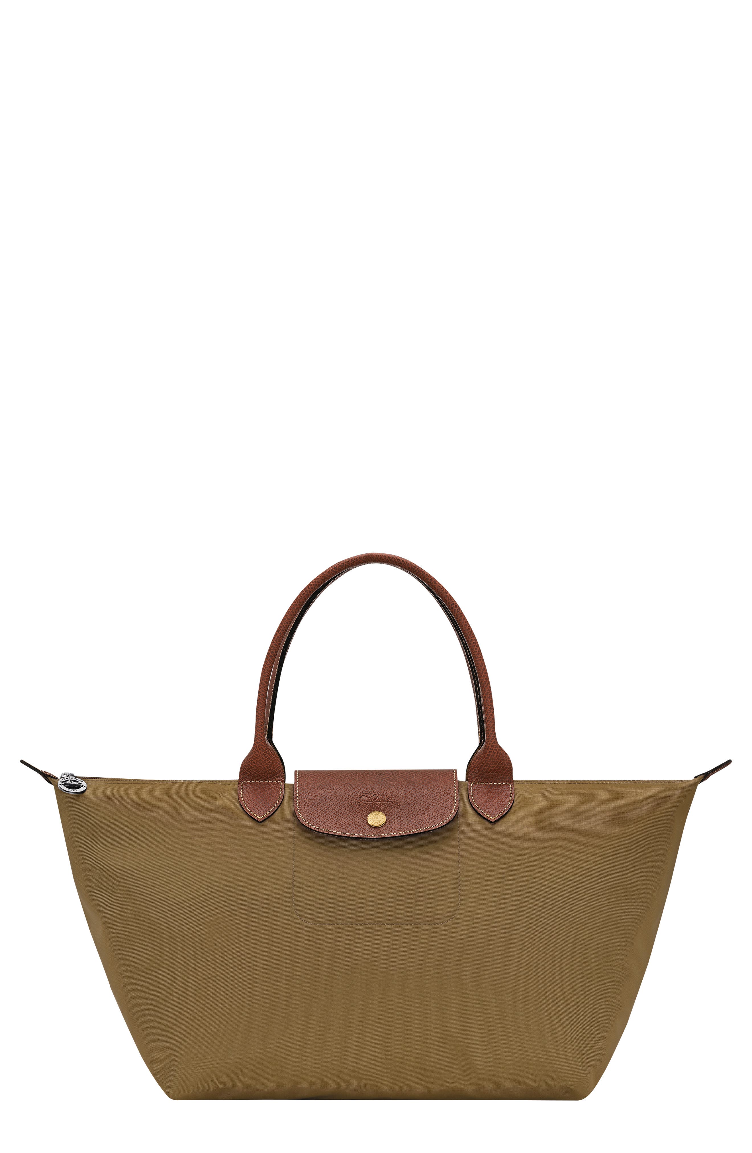 Le Pliage Large Top Handle Bag, Main, color, OLIVE