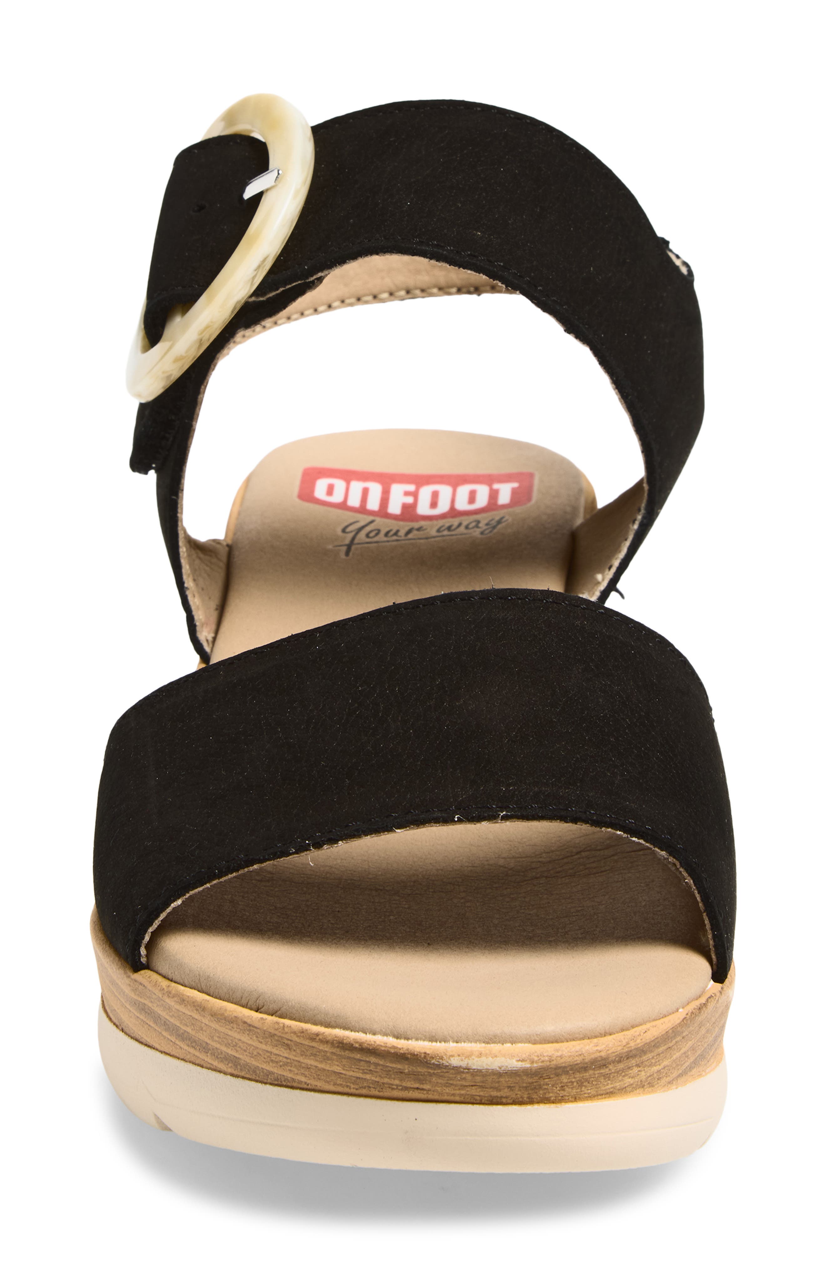 On Foot Boticelli Platform Sandal, Alternate, color, Black