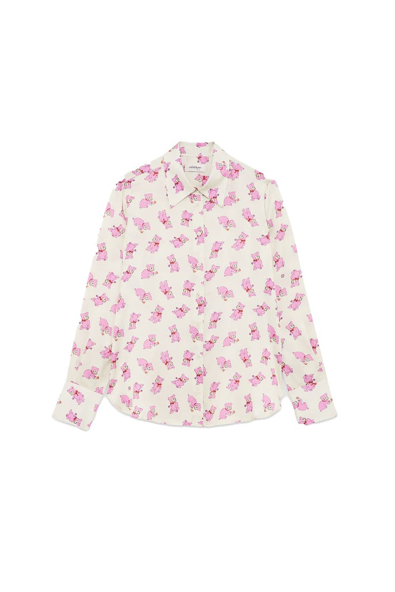 Viscose Maxi Shirt, Alternate, color, White