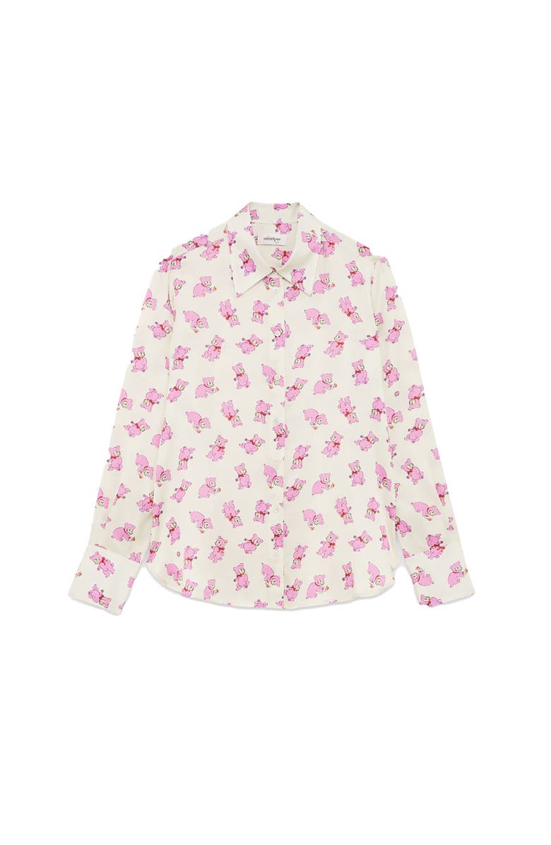 ottod'Ame Viscose Maxi Shirt, Alternate, color, White