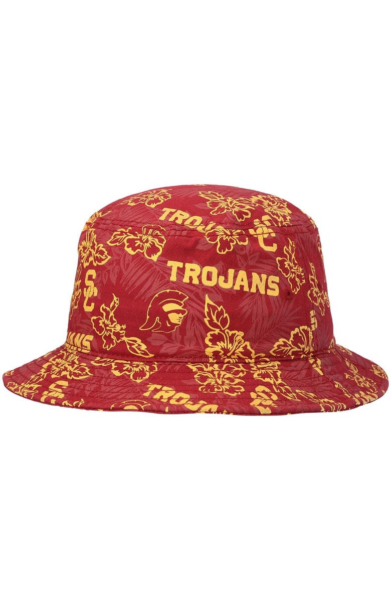 Reyn Spooner Men's Reyn Spooner Cardinal USC Trojans Floral Bucket Hat, Main, color, 