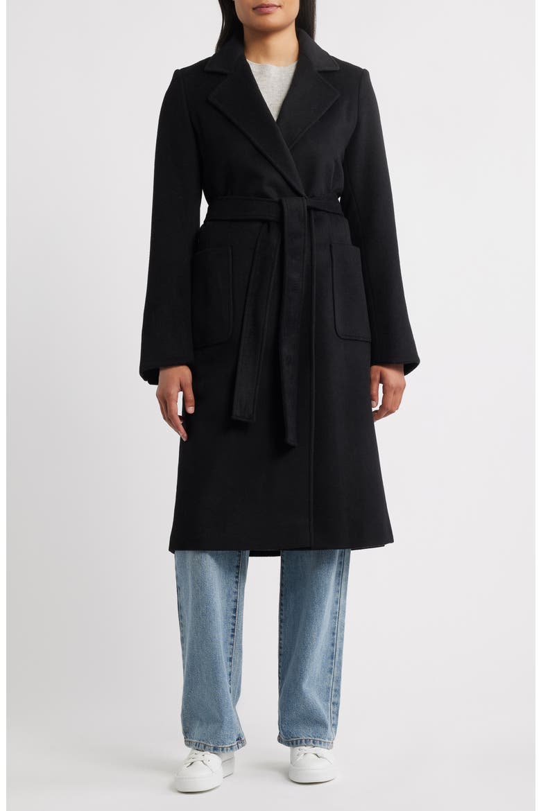 Sam Edelman Longline Wrap Coat (Women) | Nordstrom