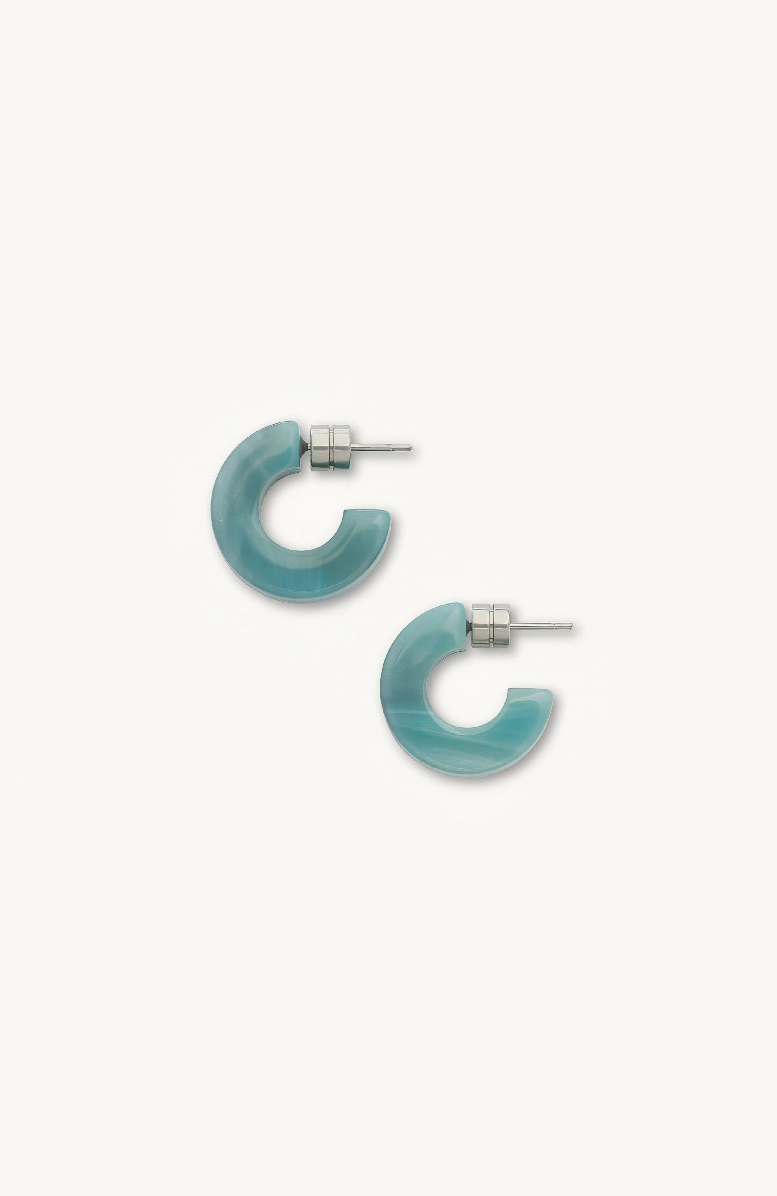 MACHETE Muse Hoops in Jadeite 