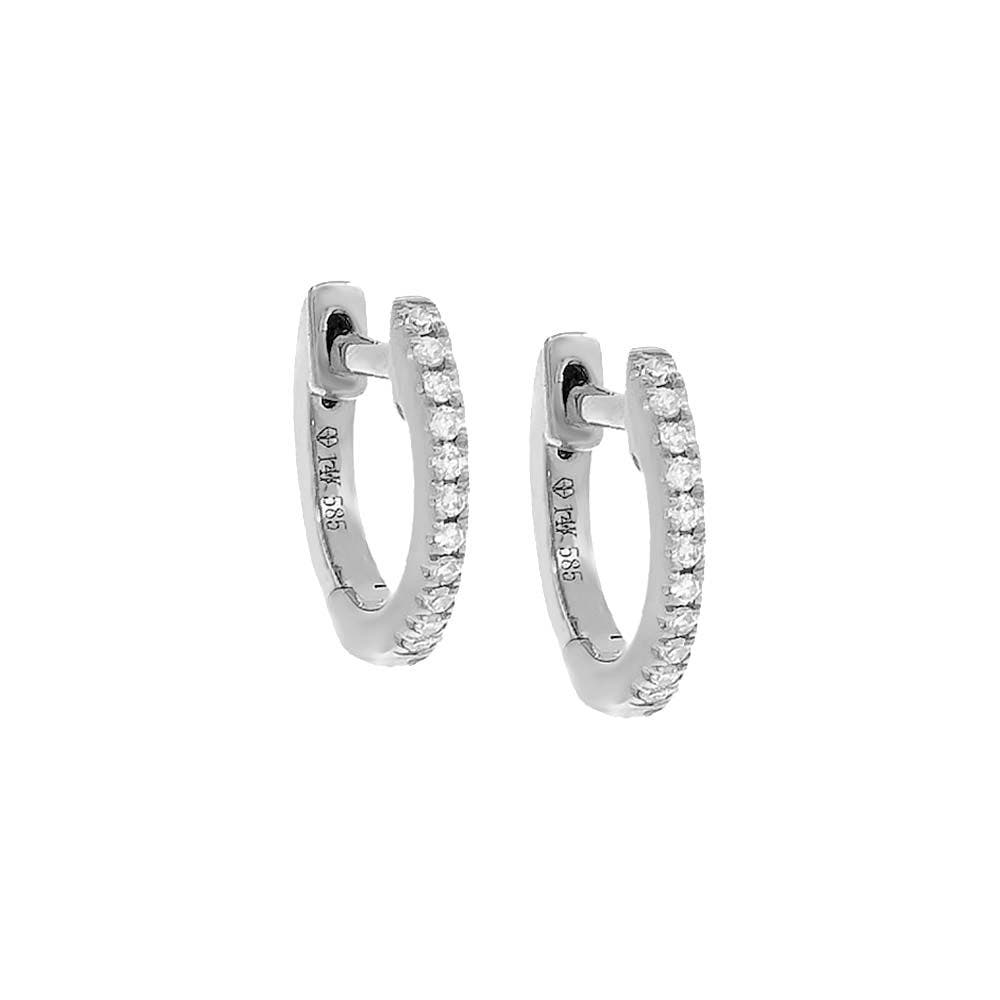 selected 14K White Gold - 10 MM / Pair