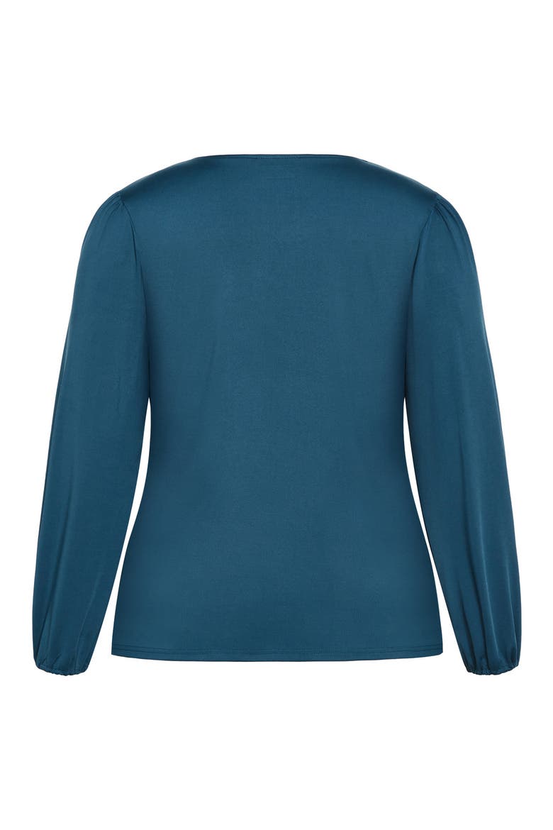 Romee Chain Detail Long Sleeve Top, Alternate, color, MIDNIGHT